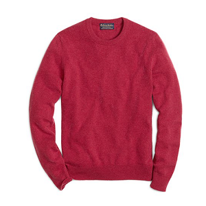 Cashmere Crewneck Sweater - Dark Red